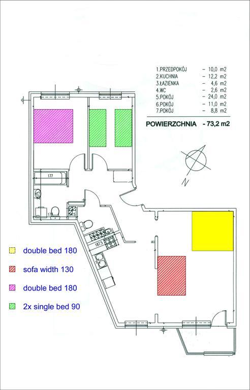 Magnetic Apartment Mehoffera Varsovia Exterior foto